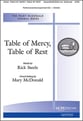 Table of Mercy, Table of Rest SATB choral sheet music cover